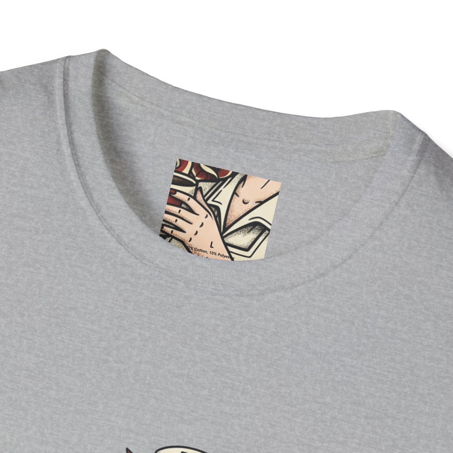 Nurse Fuel Tattoo-Style T-Shirt – Retro Nurse Graphic Tee for Healthcare Workers